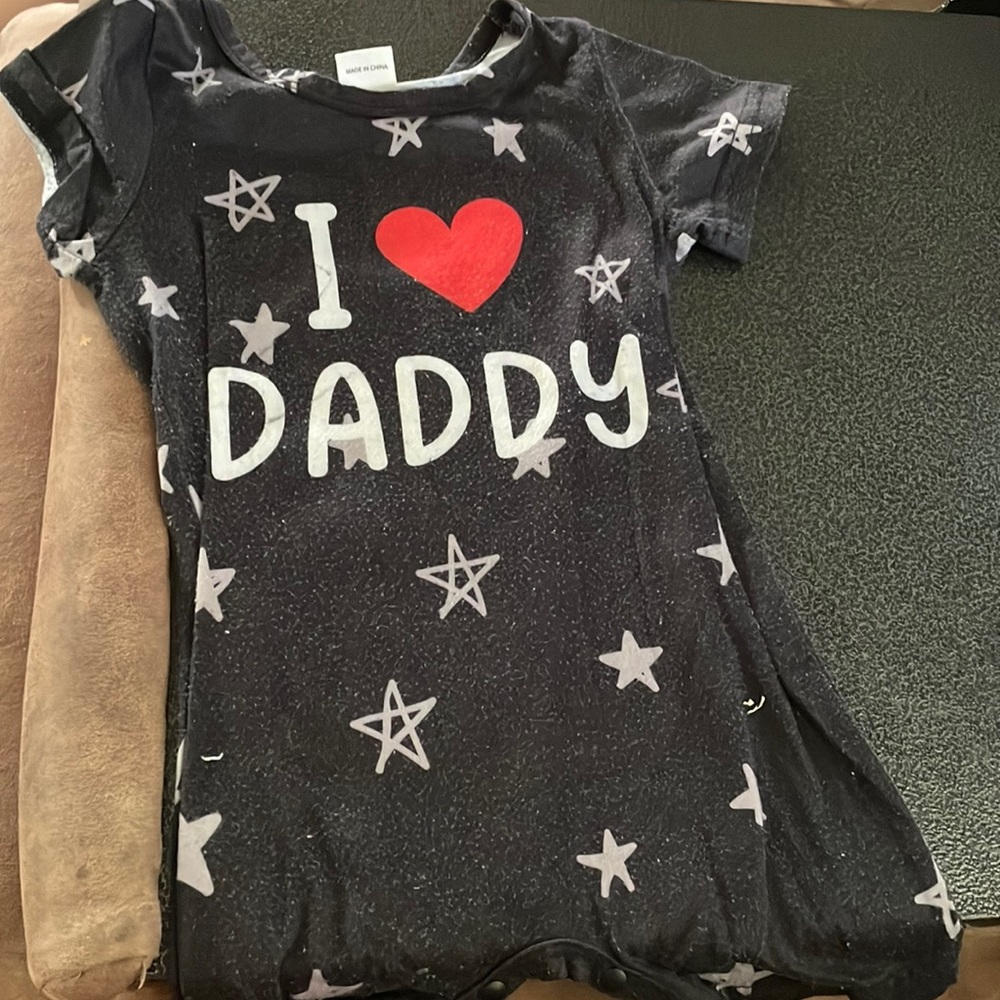 I ❤️ daddy one piece jumper
